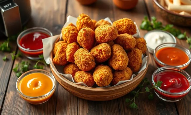 air fryer frozen chicken nuggets