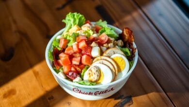chick fil a cobb salad calories
