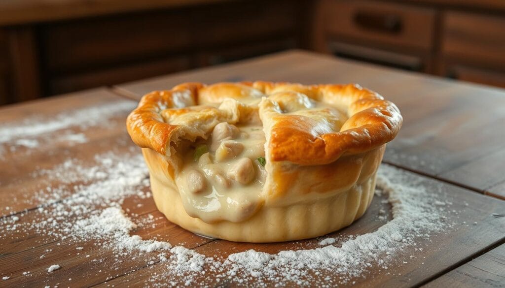 chicken pot pie using cream of chicken soup