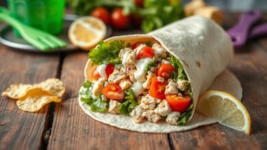 chicken salad wrap