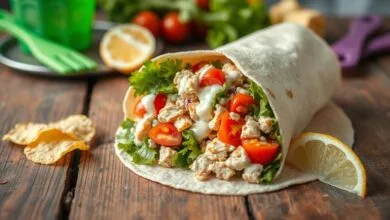 chicken salad wrap