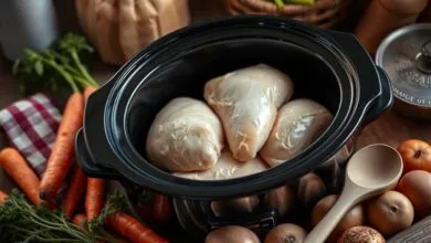 crockpot frozen chicken