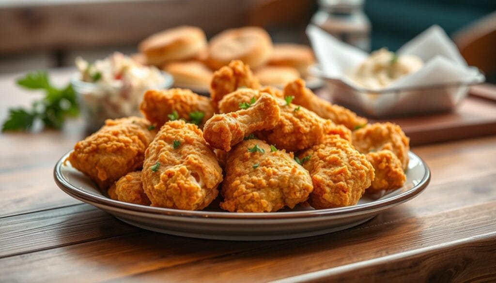 fried chicken calories