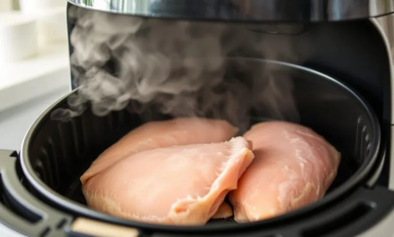 frozen chicken breast in air fryer