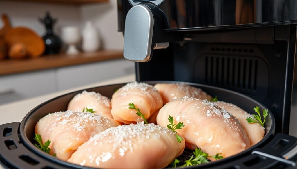frozen chicken in air fryer