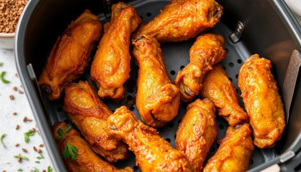 frozen chicken wings air fryer