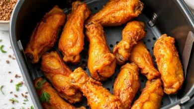 frozen chicken wings air fryer