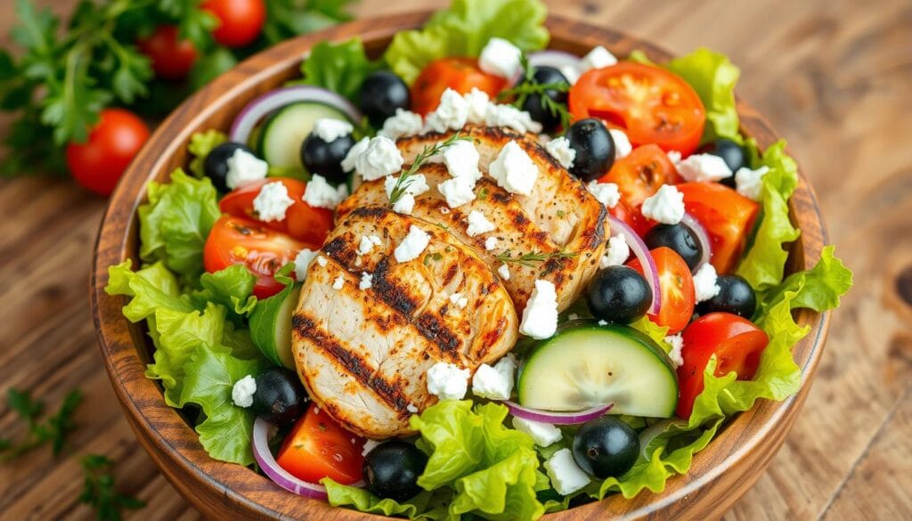 greek chicken salad