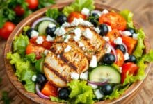 greek chicken salad