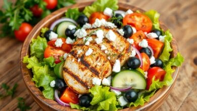 greek chicken salad