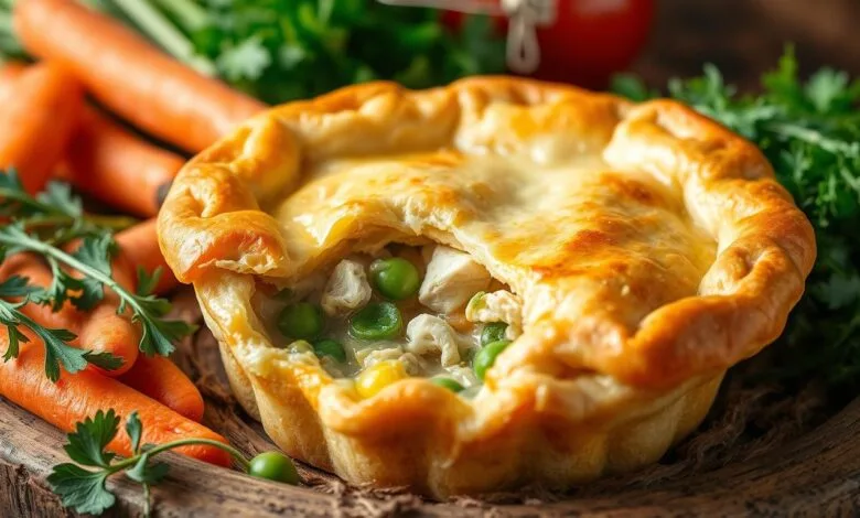 healthy chicken pot pie